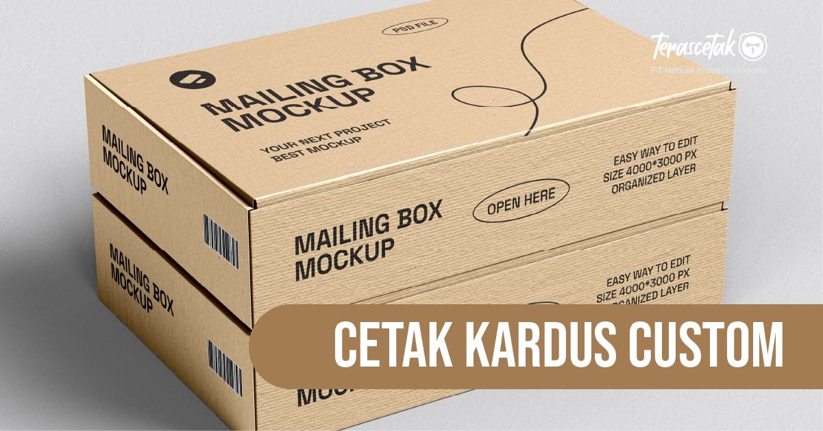 Cetak Kardus Custom untuk Produk Retail & UMKM