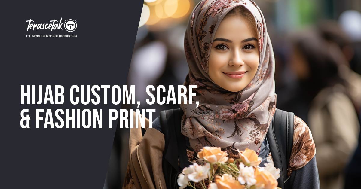 Hijab custom dengan desain eksklusif