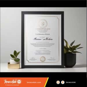 Sertifikat Brosur & Undangan TerasCetak