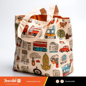 Totebag Custom Cetak Sublime & Textile TerasCetak