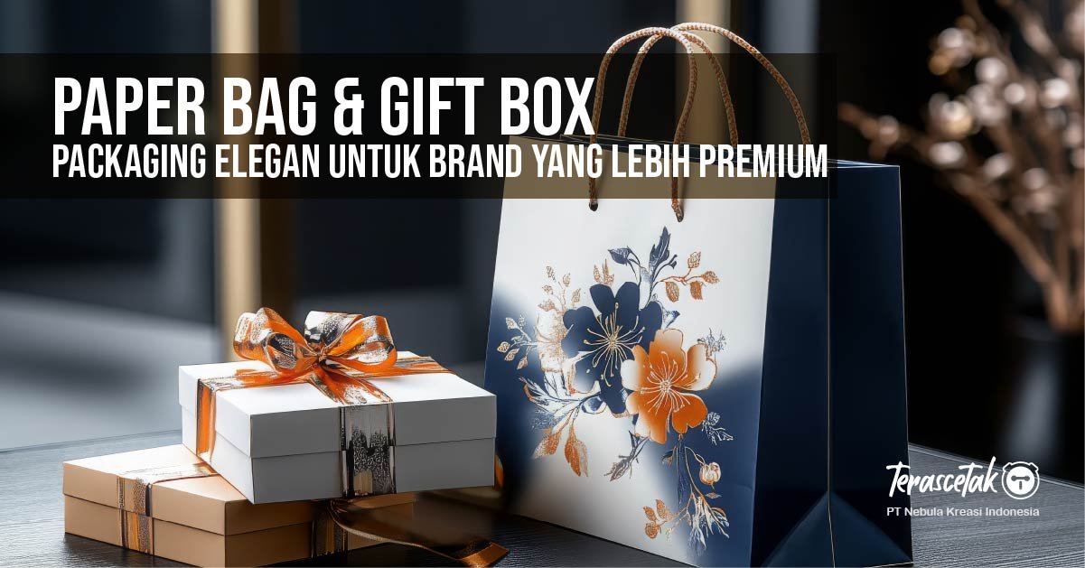 Cetak paper bag custom untuk brand
