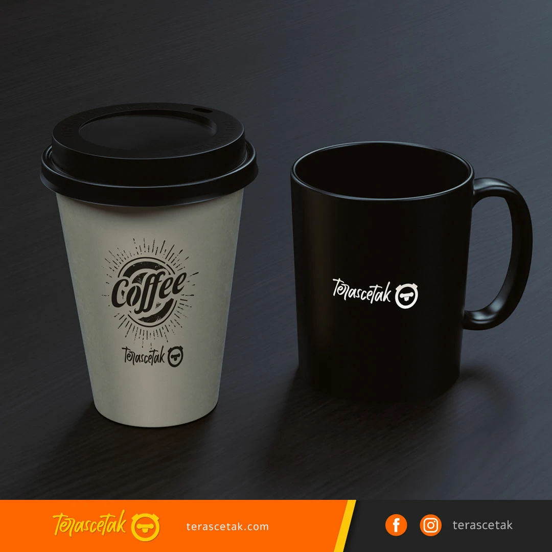 Cetak Mug Custom TerasCetak desain unik