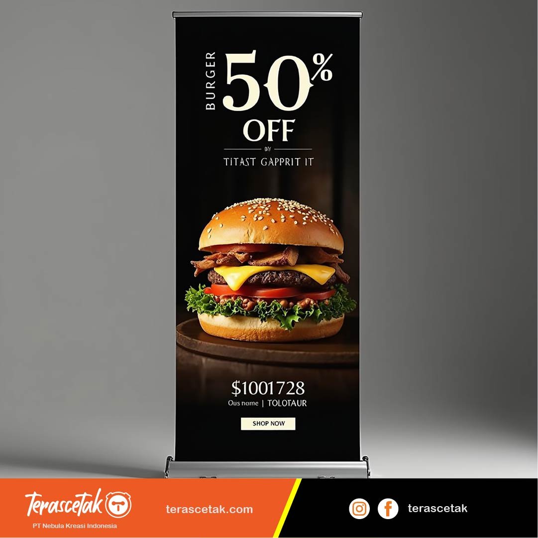 Roll Up Banner Banner & Spanduk TerasCetak