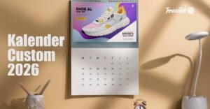 Kalender Custom Promosi 2026 – Cetak Kalender Perusahaan Elegan