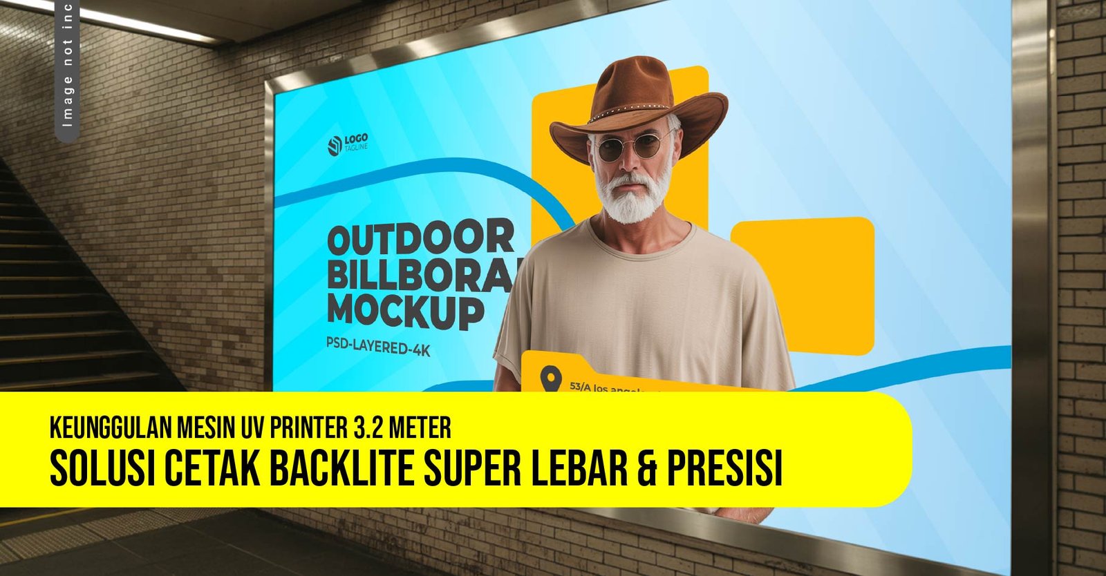 Hasil cetak backlite fabric UV