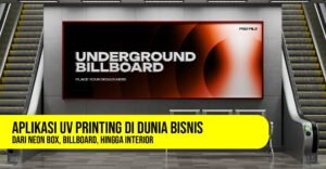 Aplikasi UV printing di interior modern