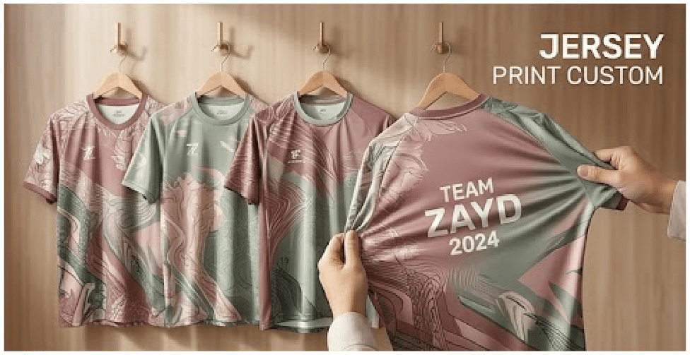 cetak jersey custom jakarta timur full print desain bebas