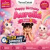 back drop ulang tahun anak perempuan